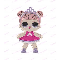 Center Stage LOL Dolls Surprise 01 Fill Embroidery Design